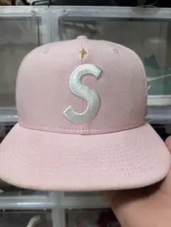 Supreme ピンク キャップ 7 3/8