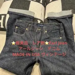 ⭐️極美品　レア物⭐️Earl Jean アールジーン　デニムMADE IN USA