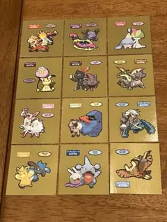 ポケモンデコキャラシール 12枚セット
