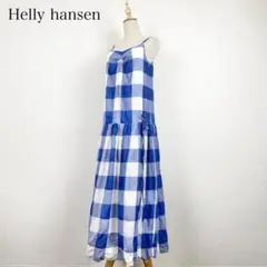 ♪美品♪ Helly hansen キャミワンピース チェック ノースリーブ