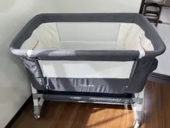 Vinona ベビーベッド 折りたたみハイローベッド 高さ5段調整