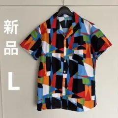 お値下げ中‼️新品未使用☆カラフル　アロハシャツ　サイズＬ