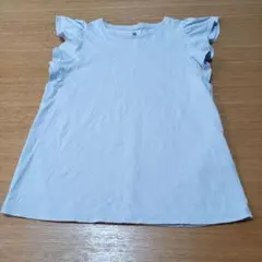 GIRLSスムースコットンフリルTシャツ　半袖　ユニクロ