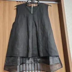 ノースリーブ Vネック ブラウス