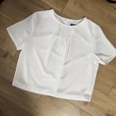 INDIVI 半袖 カットソー　38 ホワイト