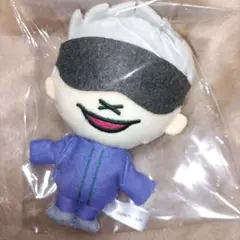 呪術廻戦 五条悟 ぬいぐるみ マスコット ポールチェーン付