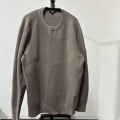 UNIQLO ウォッシャブルミラノリブクルーネックセーター