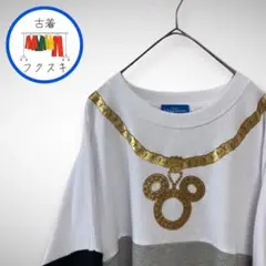 ★人気★ディズニー Disney スウェット トレーナー ネックレス ゴールド★