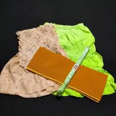 正絹 帯揚げ・帯締め・重ね衿4点セット 和装小物