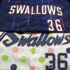 東京 ヤクルト スワローズ 廣岡 ユニフォーム 2着