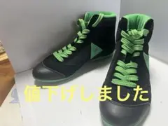 ハイカット シューズ ブラック/グリーン