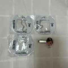 今宮健太 おなまえキーホルダー3個セット & アクリルヘアクリップ