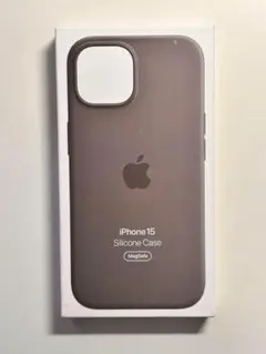 【新品】純正 iPhone 15 シリコンケース・クレイ②
