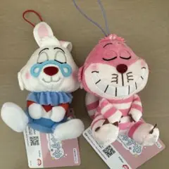 ふしぎの国のアリス　むにゃすやマスコット　2種