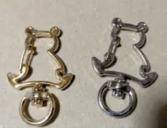 ハンドメイド クマ カニカン