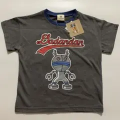 アンパンマン　だだんだん　半袖Tシャツ　グレー　110 切り替え襟ネイビー
