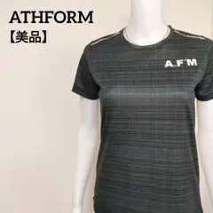 【美品】アスフォーム RUNレディースメッシュDRY半袖Tシャツ スポーツ