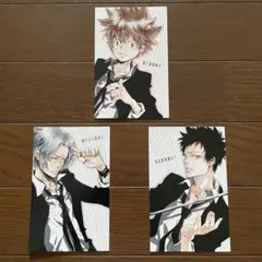 家庭教師ヒットマンREBORN　ポストカード　文庫本　初版限定特典　リボーン