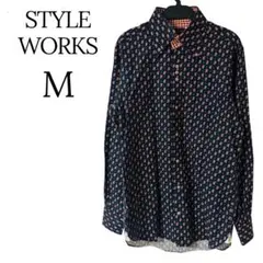 No450 スタイルワークス M メンズ 長袖シャツ カジュアル かっこいい