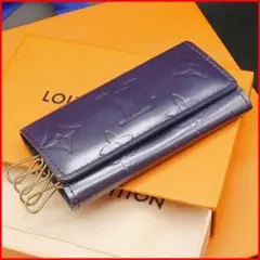 正規品 ヴィトン キーケース ヴェルニ ミュルティクレ4 リラ M90146