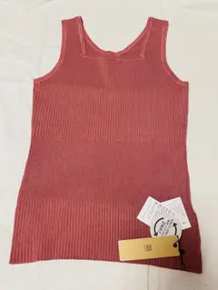リブ編み　タンクトップ Fサイズ