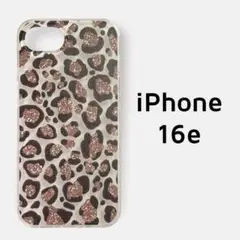 iPhone16e ケース クリア ヒョウ柄 レオパード カバー
