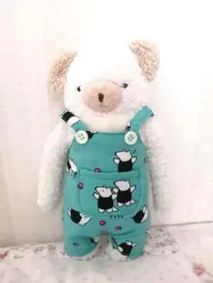フモフモさんMサイズ用 服 サロペット 着せ替え アウトフィット