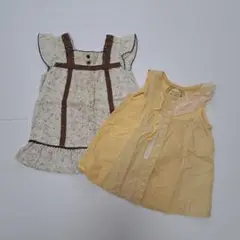 Biquette　ワンピース２点　90cm