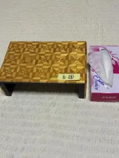 ハンドメイド　寄木細工　木製台　⑭