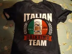未使用!イタリアン好きに♡　Tシャツ　サイズM ブラック基調