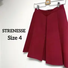 STRENESEE ストラネス ボックスプリーツスカート