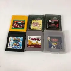 懐かしの名作6本セット ゲームボーイ ゲームボーイカラー ソフト ドンキーコング