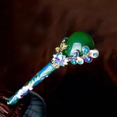 簪 かんざし 七宝焼 浴衣 着物 ヘアアクセサリー