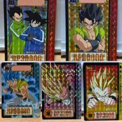 ドラゴンボール　カードダス リミックス　vol.5 の3枚＋おまけ2枚