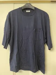 MAATEE&SONS マーティーアンドサンズ シルク Tシャツ ネイビー
