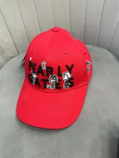 新品 パーリーゲイツ スヌーピー ロゴ キャップ