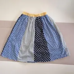 POU DOU DOU パッチワーク風　スカート