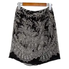 エマニュエルウンガロ キュロット ラップスカート ungaro 総柄 春夏 36