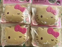 ダイソー　セリア　日焼けキティ　つけまつげケース　4個セット