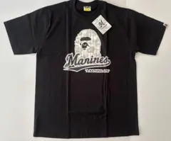 BAPE x 千葉 ロッテ マリーンズ LOGO TEE