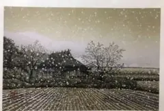 宮本秋風作　紅葉風景木版画 山景色 大判 金色フレーム(57.0×75.0) 宮本秋風作 紅葉風景木版画 山景色 大判 金色フレーム(57.0×75.0
