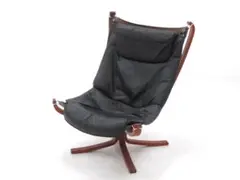 ファルコンチェア（バットネ社）パーソナルチェア＊北欧アンティーク美品 バットネ / Vatne ファルコンチェア 本革 北欧 ヴィンテージ
