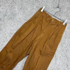 2681 ベネトン イタリア製 テーパードパンツ ブラウン Ｌ相当 チノパン