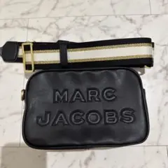 【美品】MARC JACOBS ブラック ショルダーバッグ