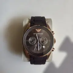 【電池新品】EMPORIO ARMANI クロノグラフ 時計