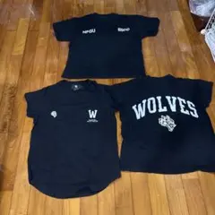 Darc Sport wolves Tシャツ Lサイズブラック3着セット！