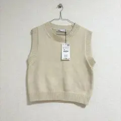 新品未使用タグ付き　ZARA ニットベスト