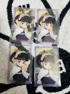 ナンジャ クリアカード 栗花落カナヲ 4枚セット