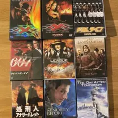 アクション映画など セル版DVD 9作品セット (ケース無し)