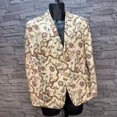 ポールスミス　花柄　総柄　ジャケット　M　ボタニカル